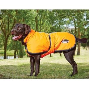 Weatherbeeta Reflective 300D Orange Deluxe Dog Parka
